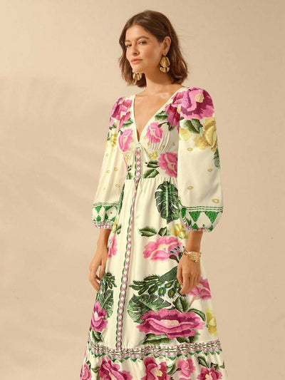 Breezy | Floral Holiday Dress