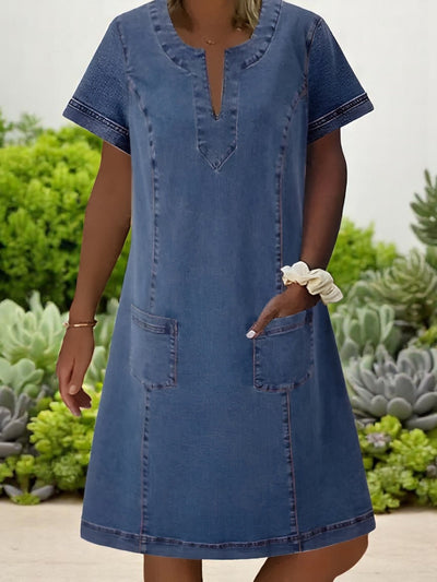 Juno | Soft Denim Dress